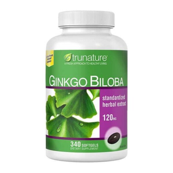 Bổ não Trunature Ginkgo Biloba của Mỹ, 340 viên